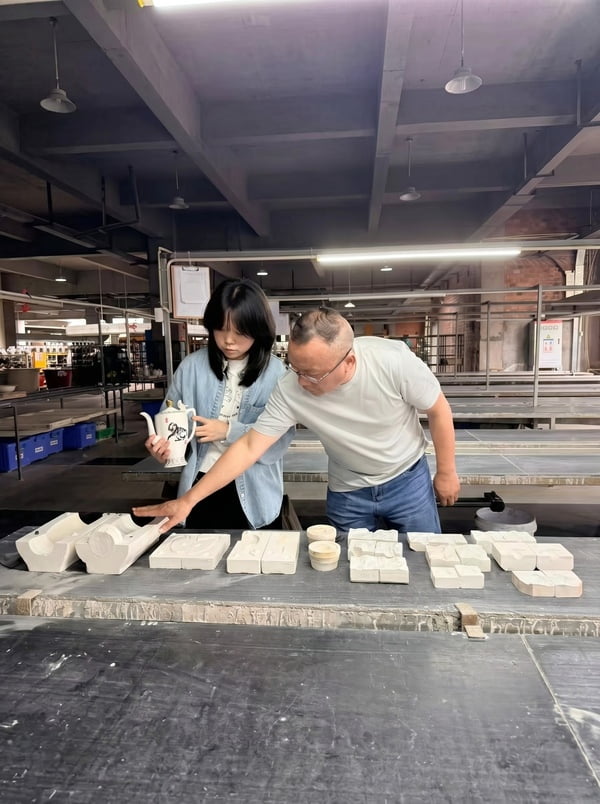 High-temperature 1380°C kiln firing process